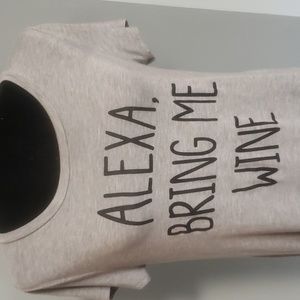 COVERSTITCHED T SHIRT